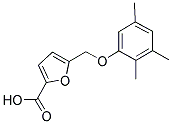 5-[(2,3,5-TRIMETHYLPHENOXY)METHYL]-2-FUROIC ACID Struktur