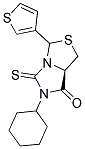 (7AR)-6-CYCLOHEXYL-3-THIEN-3-YL-5-THIOXOTETRAHYDRO-7H-IMIDAZO[1,5-C][1,3]THIAZOL-7-ONE Struktur