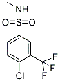 4-CHLORO-N-METHYL-3-(TRIFLUOROMETHYL)BENZENESULFONAMIDE Struktur