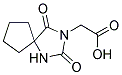 (2,4-DIOXO-1,3-DIAZASPIRO[4.4]NON-3-YL)ACETIC ACID Struktur