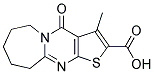 3-METHYL-4-OXO-4,6,7,8,9,10-HEXAHYDROTHIENO[2',3':4,5]PYRIMIDO[1,2-A]AZEPINE-2-CARBOXYLIC ACID Struktur