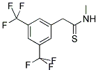 N-METHYL 2-[3,5-BIS(TRIFLUOROMETHYL)PHENYL]THIOACETAMIDE Struktur