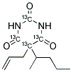 5-ALLYL-5-(1-METHYLBUTYL)BARBITURIC ACID-RING-13C4