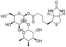 BIOTIN-BLOOD GROUP H DISACCHARIDE Struktur