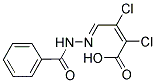 (2Z,4E)-4-(BENZOYLHYDRAZONO)-2,3-DICHLOROBUT-2-ENOIC ACID Struktur