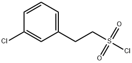 2-(3-CHLORO-PHENYL)-ETHANESULFONYL CHLORIDE Struktur