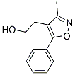 3-METHYL-4-(2-HYDROXYETHYL)-5-PHENYLISOXAZOLE Struktur