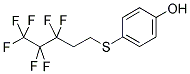 4-(1H,1H,2H,2H-PERFLUOROPENTYL-1-THIO)-PHENOL Struktur