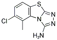 6-CHLORO-5-METHYL[1,2,4]TRIAZOLO[3,4-B][1,3]BENZOTHIAZOL-3-AMINE Struktur