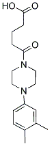 5-[4-(3,4-DIMETHYLPHENYL)PIPERAZIN-1-YL]-5-OXOPENTANOIC ACID Struktur