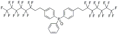 BIS[4-(1H,1H,2H,2H-PERFLUORO-OCTYL)PHENYL]PHENYLPHOSPHINE OXIDE Struktur