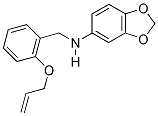 N-[2-(ALLYLOXY)BENZYL]-N-1,3-BENZODIOXOL-5-YLAMINE Struktur