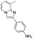 4-(8-METHYLIMIDAZO[1,2-A]PYRIDIN-2-YL)ANILINE Struktur