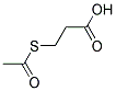 3-(ACETYLTHIO)PROPIONIC ACID Struktur