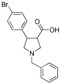 1-BENZYL-4-(4-BROMO-PHENYL)-PYRROLIDINE-3-CARBOXYLIC ACID Struktur