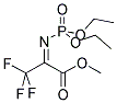 METHYL 2-[DIETHOXY-PHOSPHORYLIMINO]-3,3,3-TRIFLUORO-PROPIONATE Struktur