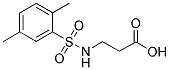 3-(2,5-DIMETHYL-BENZENESULFONYLAMINO)-PROPIONIC ACID Struktur