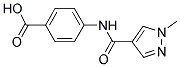 4-[(1-METHYL-1 H-PYRAZOLE-4-CARBONYL)-AMINO]-BENZOIC ACID Struktur