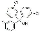 3,3'-DICHLORO-3''-METHYLTRITYL ALCOHOL Struktur