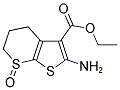 2-AMINO-7-OXO-4,5,6,7-TETRAHYDRO-7LAMBDA4-THIENO[2,3-B]THIOPYRAN-3-CARBOXYLIC ACID ETHYL ESTER Struktur