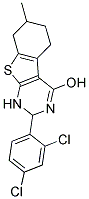 2-(2,4-DICHLOROPHENYL)-7-METHYL-1,2,5,6,7,8-HEXAHYDRO[1]BENZOTHIENO[2,3-D]PYRIMIDIN-4-OL Struktur