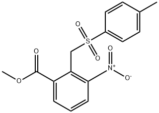 METHYL 2-([(4-METHYLPHENYL)SULFONYL]METHYL)-3-NITROBENZENECARBOXYLATE Struktur