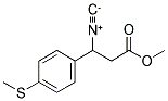 METHYL-3-ISOCYANO-3-(4-METHYLTHIOPHENYL)PROPIONATE Struktur