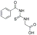 (3-BENZOYL-THIOUREIDO)-ACETIC ACID Struktur