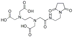 [N-(2-MALEIMIDOETHYL)]ETHYLENEDIAMINE-N,N,N',N'-TETRAACETIC ACID, MONOAMIDE Struktur