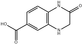 2-OXO-1,2,3,4-TETRAHYDROQUINOXALINE-6-CARBOXYLIC ACID Struktur