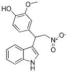 4-[1-(1H-INDOL-3-YL)-2-NITROETHYL]-2-METHOXYPHENOL Struktur