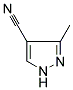 3-METHYL-1H-PYRAZOL-4-YL CYANIDE Struktur