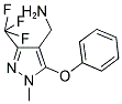 [1-METHYL-5-PHENOXY-3-(TRIFLUOROMETHYL)-1H-PYRAZOL-4-YL]METHANAMINE Struktur