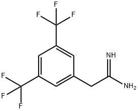 2-(3,5-BIS-TRIFLUOROMETHYL-PHENYL)-ACETAMIDINE Struktur