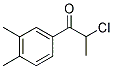 2-CHLORO-1-(3,4-DIMETHYL-PHENYL)-PROPAN-1-ONE Struktur