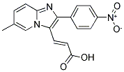 3-[6-METHYL-2-(4-NITRO-PHENYL)-IMIDAZO[1,2-A]-PYRIDIN-3-YL]-ACRYLIC ACID Struktur