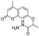 2-[(4-METHYL-2-OXO-2H-CHROMEN-7-YL)OXY]PROPANOHYDRAZIDE Struktur