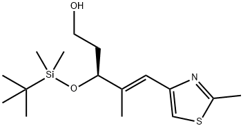 (-)-(3S,4E)-3-([TERT-BUTYL(DIMETHYL)SILYL]OXY)-4-METHYL-5-(2-METHYL-1,3-THIAZOL-4-YL)PENT-4-EN-1-OL