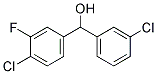 3,4'-DICHLORO-3'-FLUOROBENZHYDROL Struktur