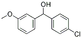 4-CHLORO-3'-METHOXYBENZHYDROL Struktur