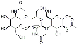 TRI-(N-ACETYL) CHITOTRIOSE Struktur