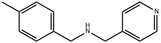 (4-METHYL-BENZYL)-PYRIDIN-4-YLMETHYL-AMINE Struktur