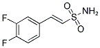 2-(3,4-DIFLUOROPHENYL)-ETHENESULFONIC ACID AMIDE Struktur