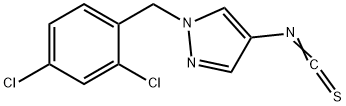 1-(2,4-DICHLORO-BENZYL)-4-ISOTHIOCYANATO-1H-PYRAZOLE Struktur