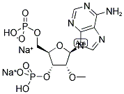 2'-O-METHYL-ADENOSINE-3',5'-BISPHOSPHATE, SODIUM SALT Struktur