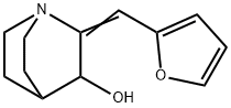 2-(2-FURYLMETHYLENE)-3-QUINUCLIDINOL Struktur