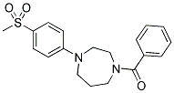 1-BENZOYL-4-[4-(METHYLSULFONYL)PHENYL]-1,4-DIAZEPANE Struktur