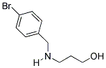 3-((4-BROMOBENZYL)AMINO)PROPAN-1-OL Struktur