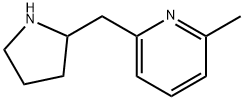 2-METHYL-6-(2-PYRROLIDINYLMETHYL)PYRIDINE Struktur