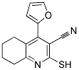 4-(2-FURYL)-2-MERCAPTO-5,6,7,8-TETRAHYDROQUINOLINE-3-CARBONITRILE Struktur